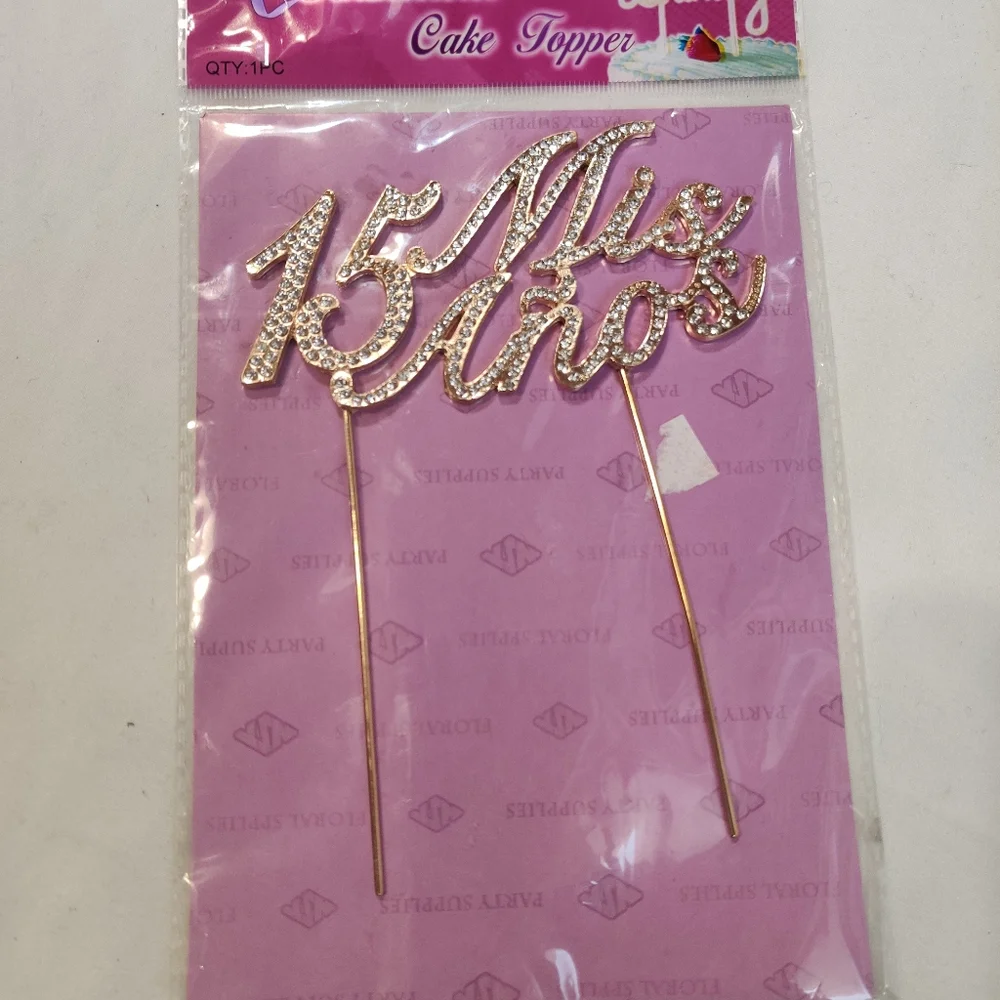 Mis 15 Años cake topper
